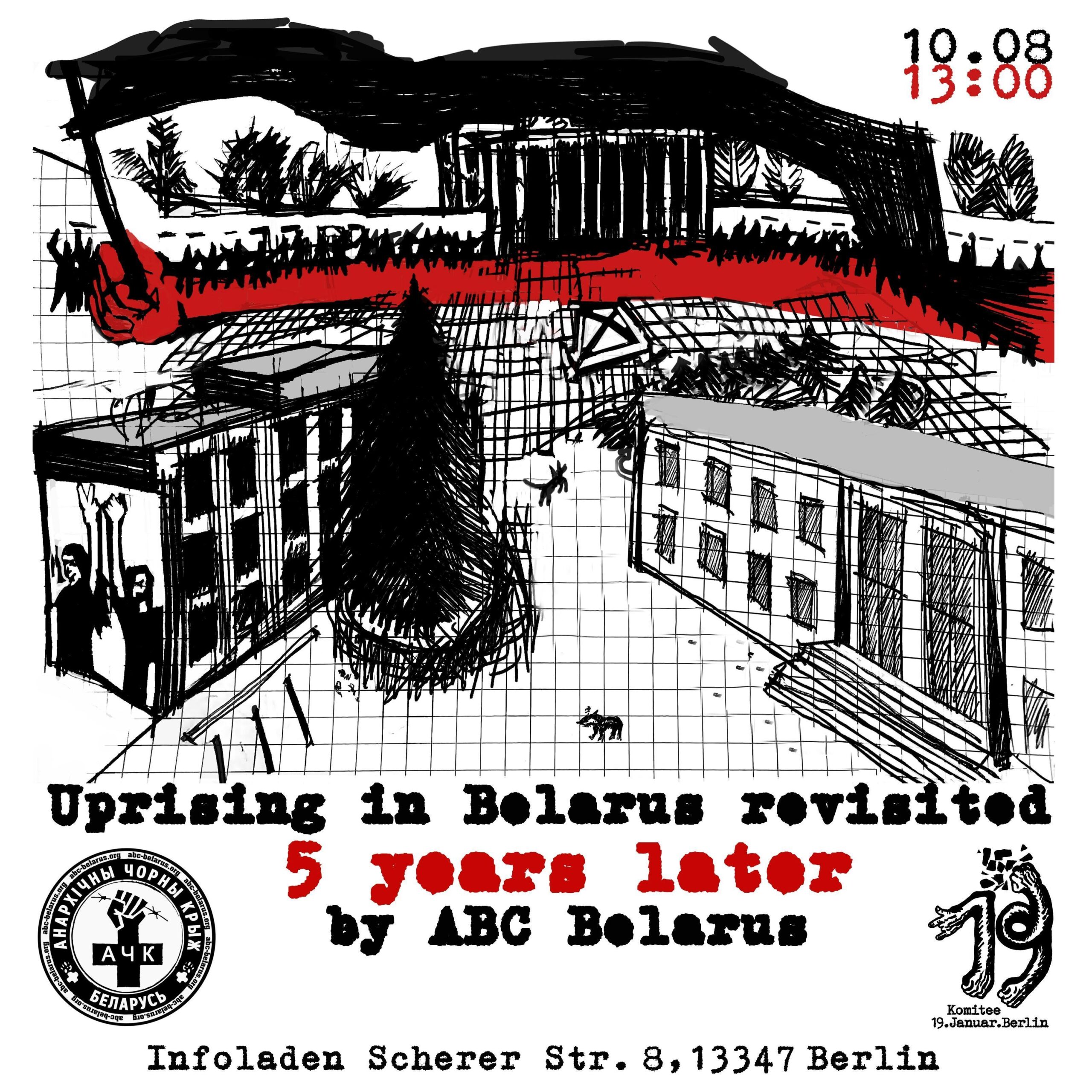 ABC Belarus, Komittee 19.Januar at Infoladen Scherer 8, August 2025