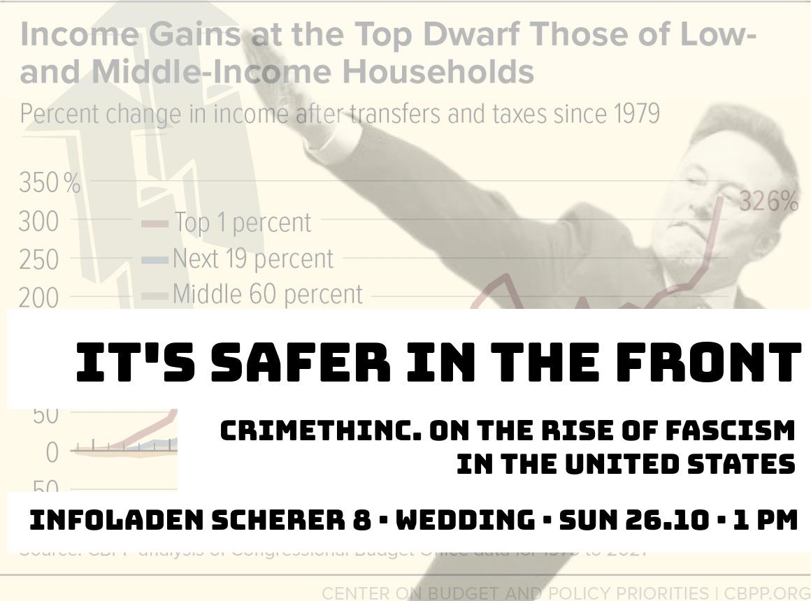 Elon Musk giving a Nazi salute on the background of a chart about growing inequality