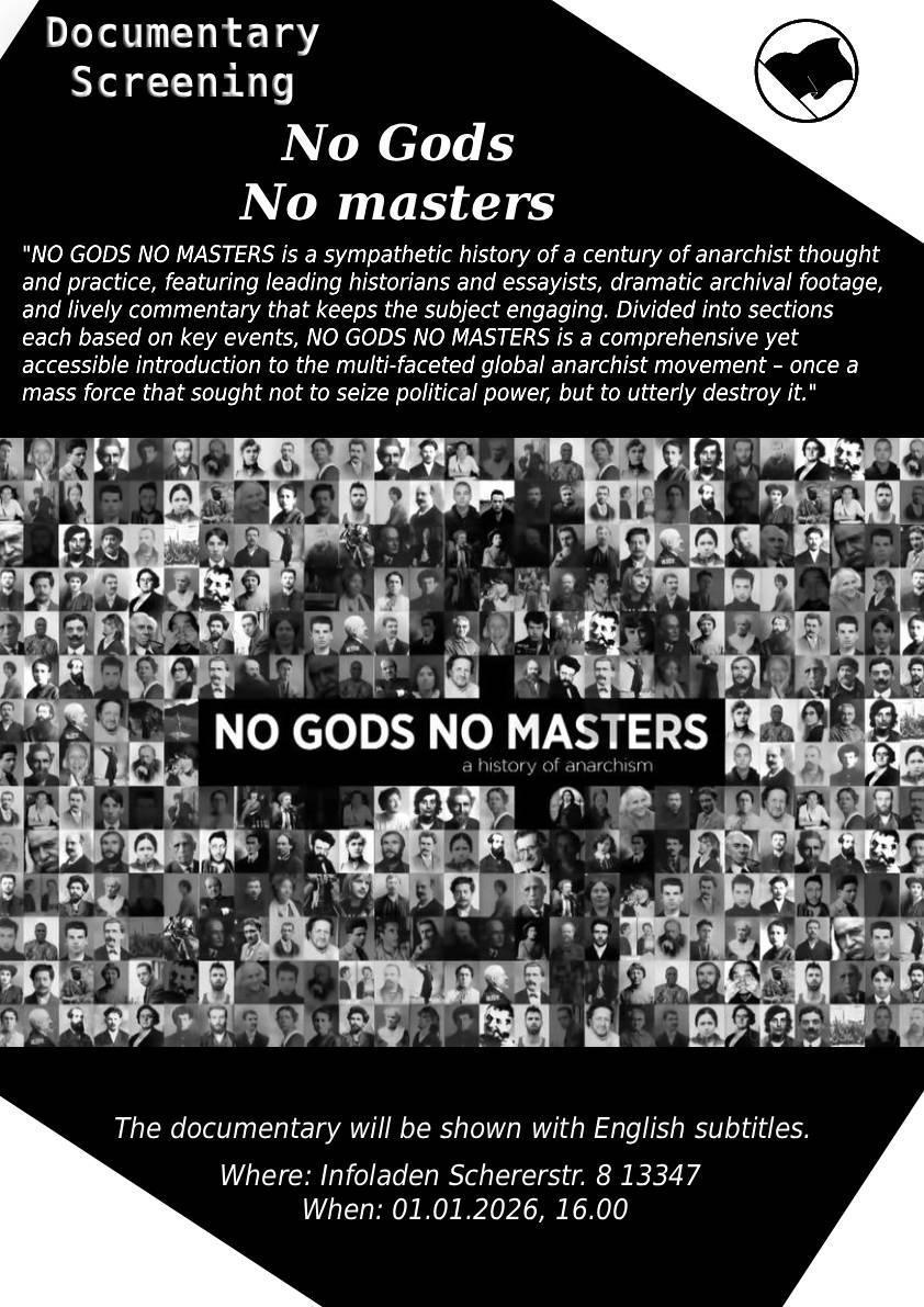 No Gods No Masters 2016 at Infoladen Scherer 8