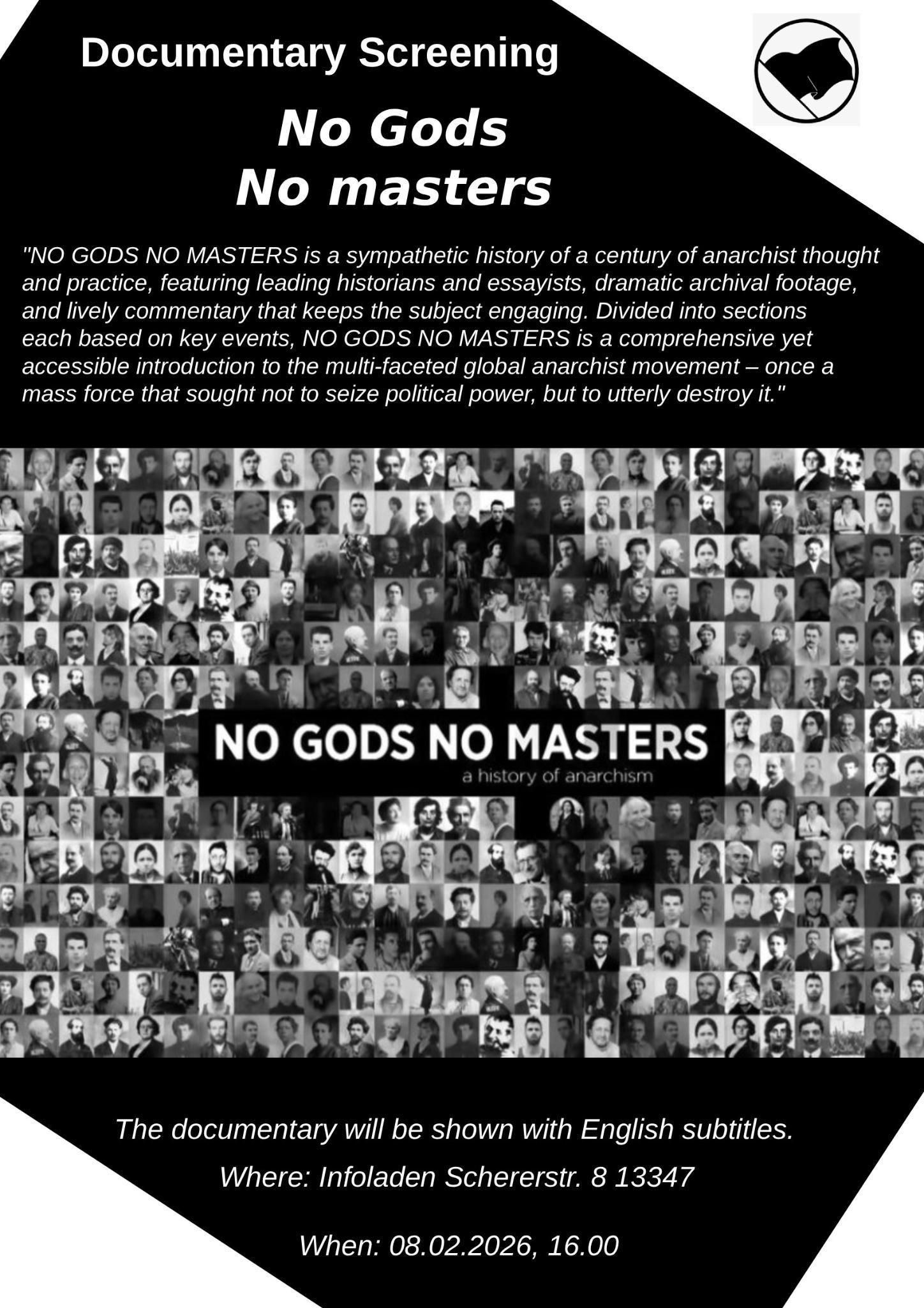 film cover no gods no masters
